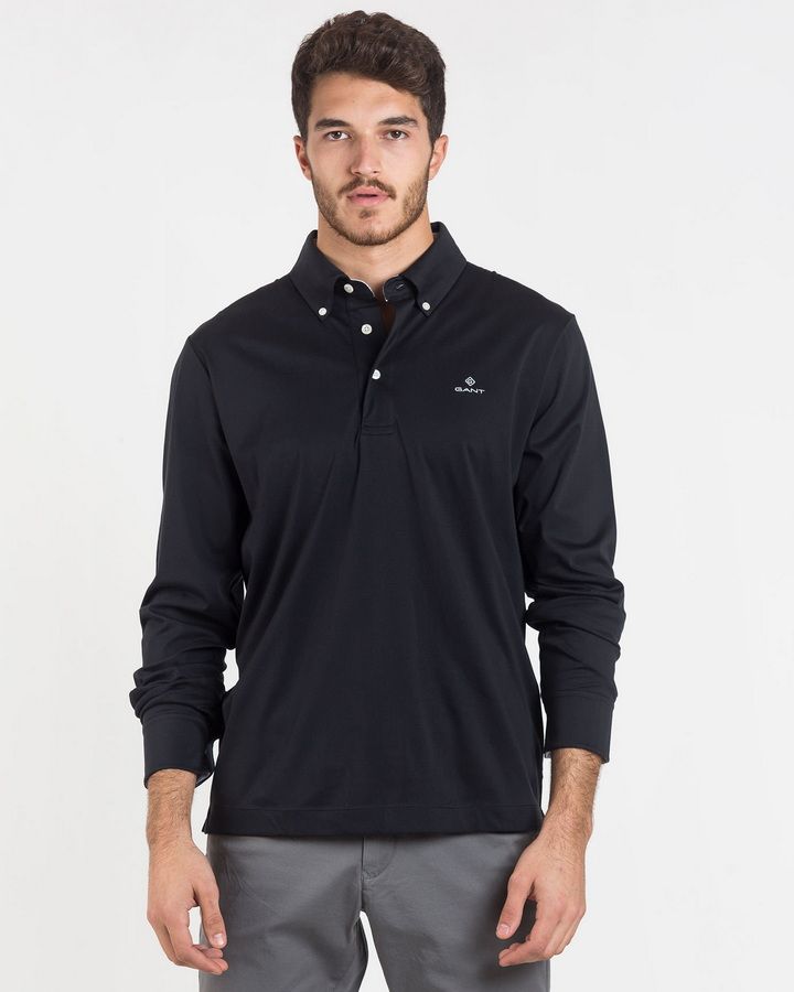 Long Sleeve Mercerized Jersey Rugger