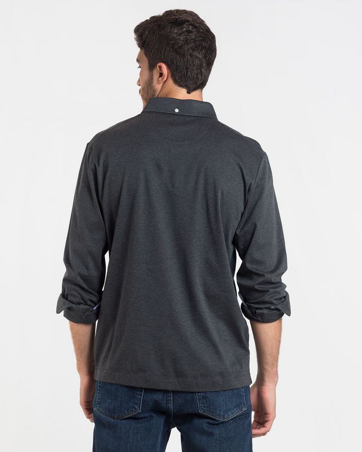 Long Sleeve Mercerized Jersey Rugger