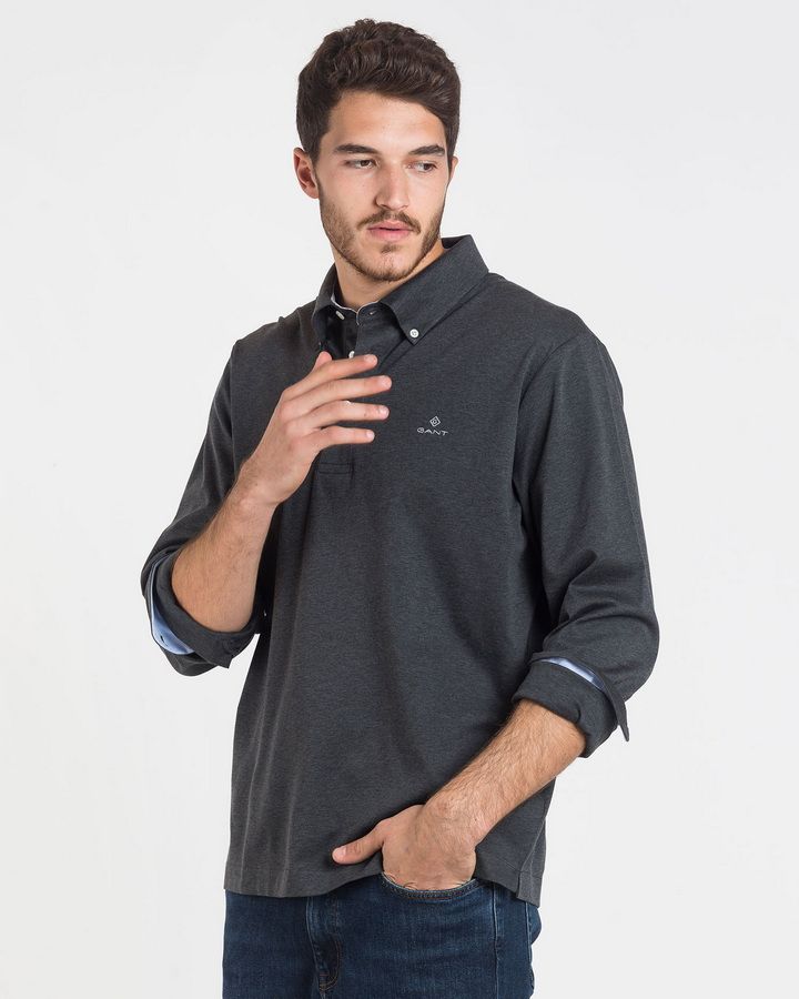 Long Sleeve Mercerized Jersey Rugger