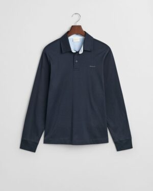 Mercerized Long Sleeve Jersey Polo