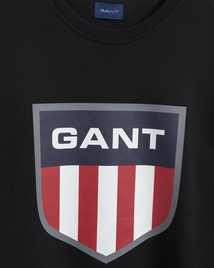 Retro Shield Crew Neck Sweatshirt