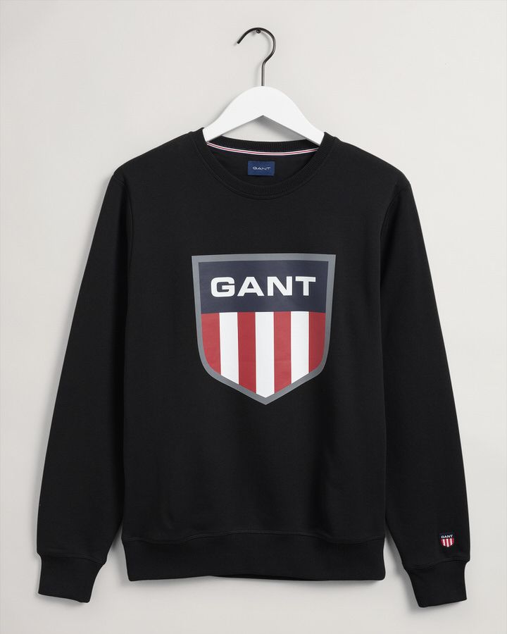 Retro Shield Crew Neck Sweatshirt