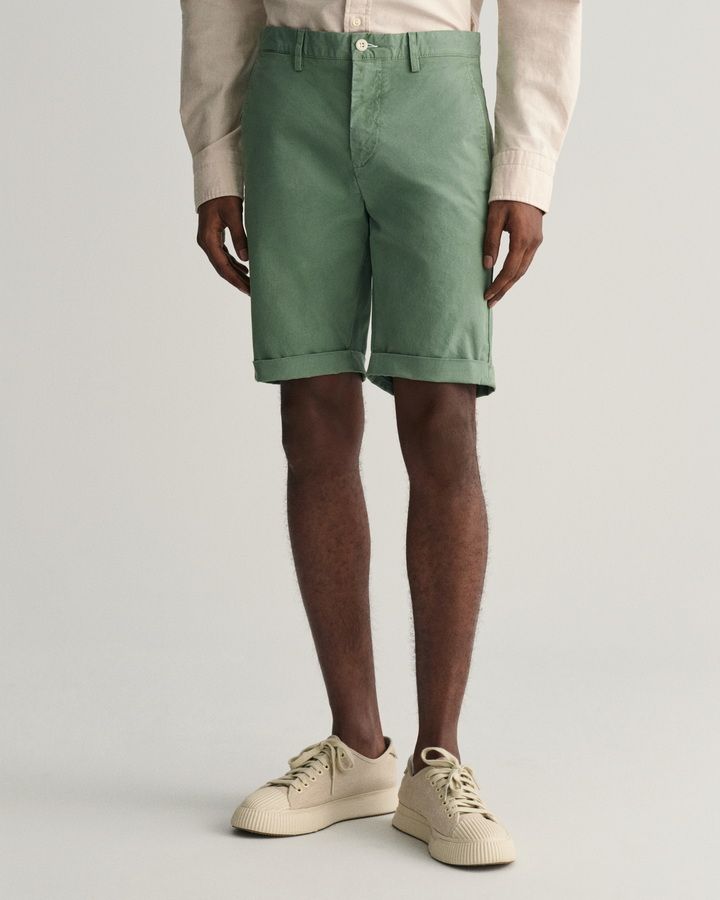 Slim Fit Sunfaded Shorts