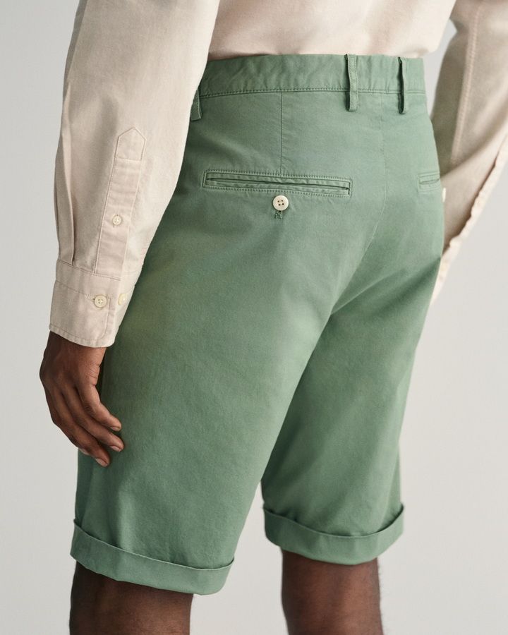 Slim Fit Sunfaded Shorts