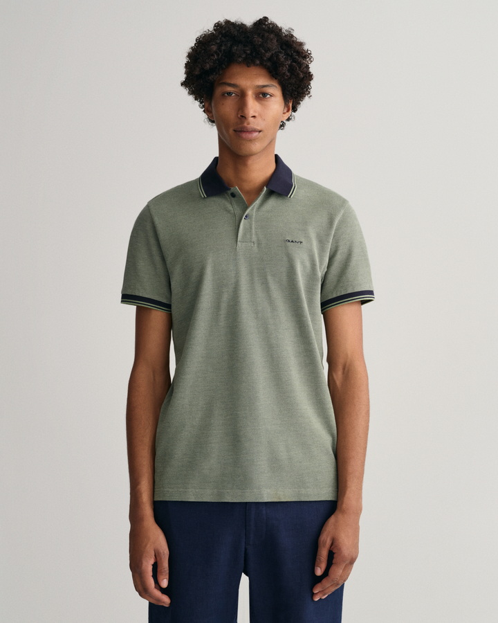 4-Color Oxford pique Polo Shirt