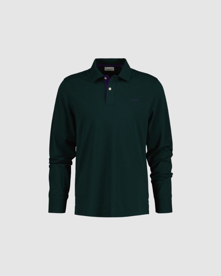 Contrast Pique Rugger