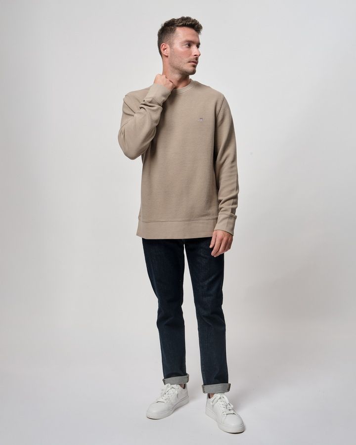 Texture C-Neck Sweat