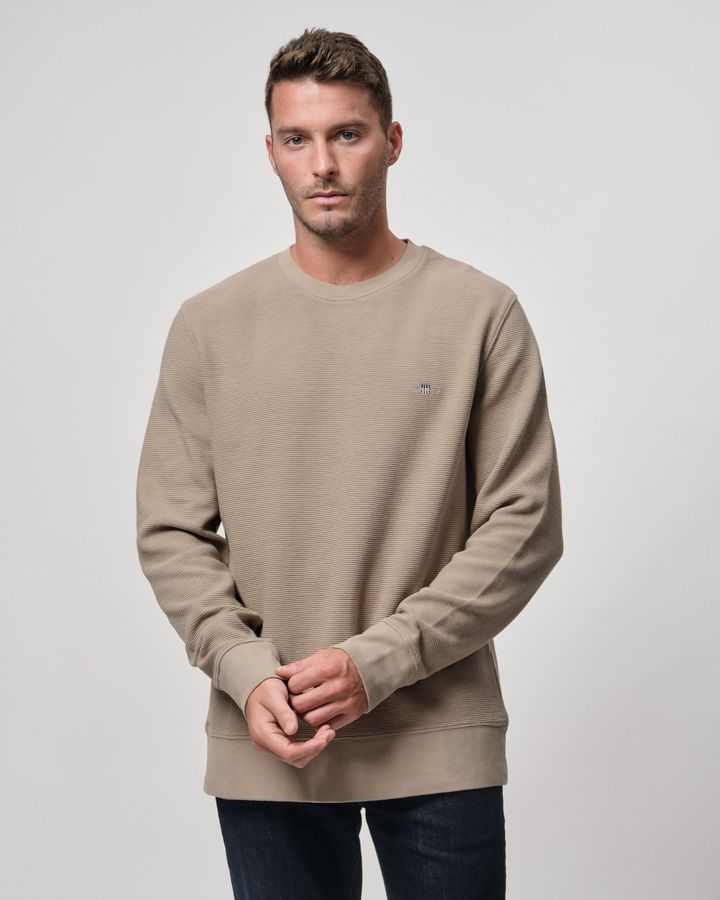 Texture C-Neck Sweat