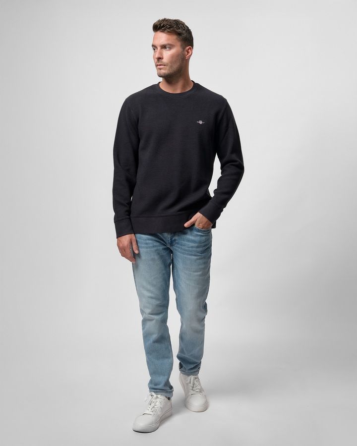 Texture C-Neck Sweat