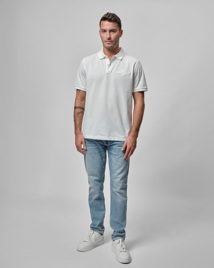 Regular Tonal Shield Polo