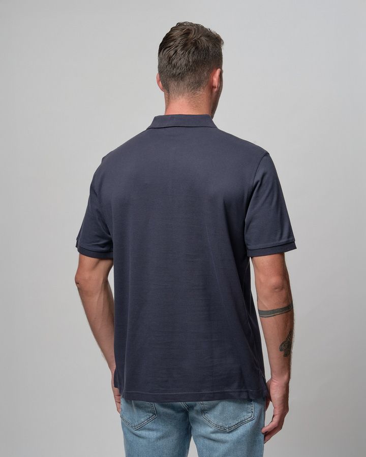 Regular Tonal Shield Polo