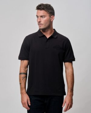 Regular Tonal Shield Polo