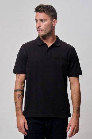 Regular Tonal Shield Polo