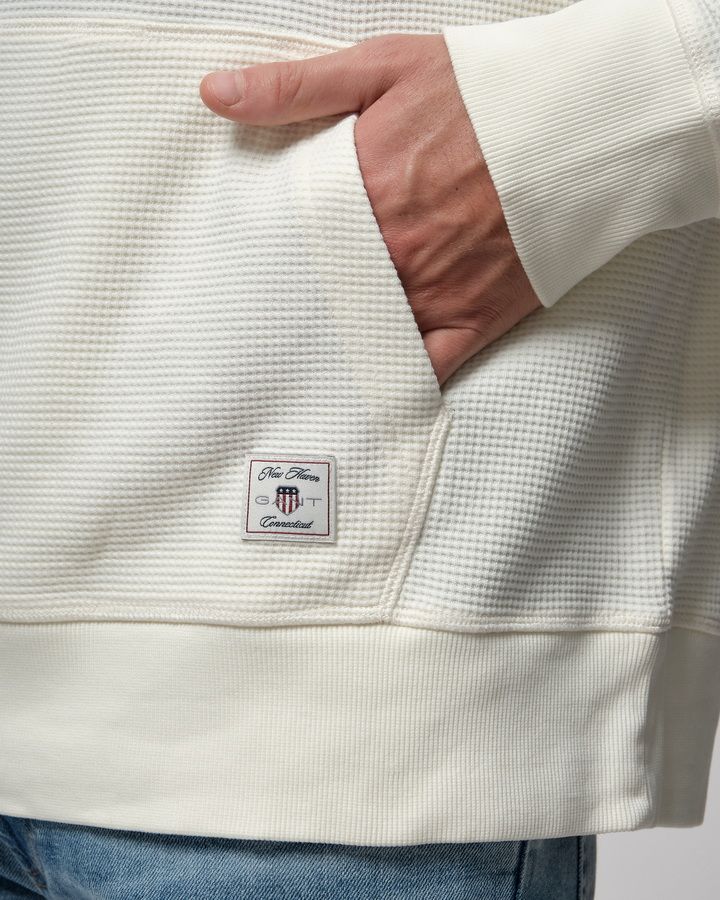 Waffle Texture Hoodie