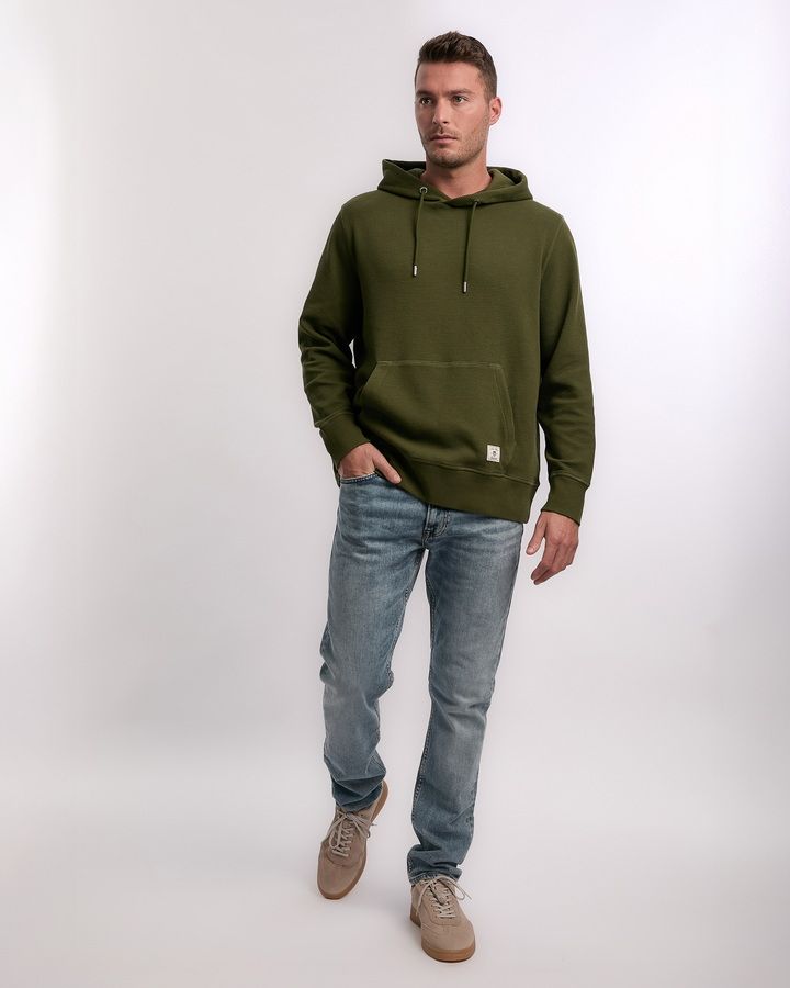 Waffle Texture Hoodie