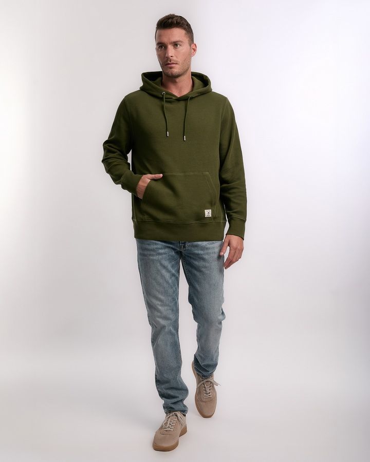 Waffle Texture Hoodie