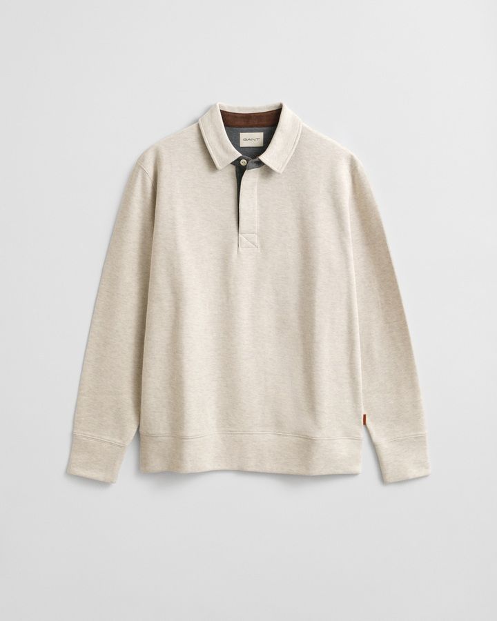 Light Sacker Rib Polo Sweatshirt