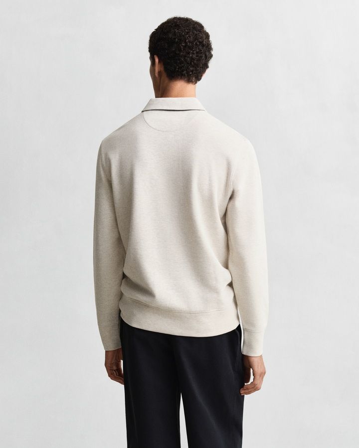 Light Sacker Rib Polo Sweatshirt