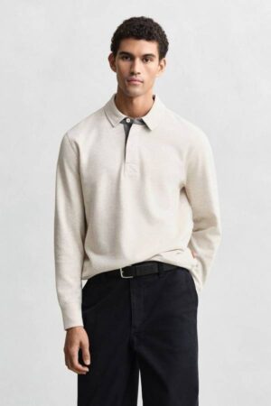 Light Sacker Rib Polo Sweatshirt