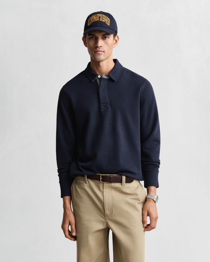 Light Sacker Rib Polo Sweatshirt