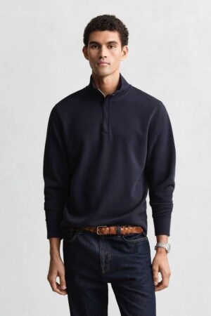 Light Sacker Rib Half-Zip Sweatshirt