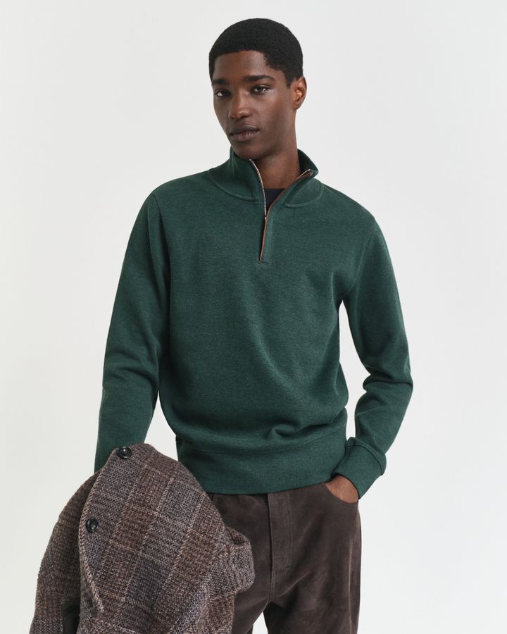Sacker Rib Half-Zip Sweatshirt