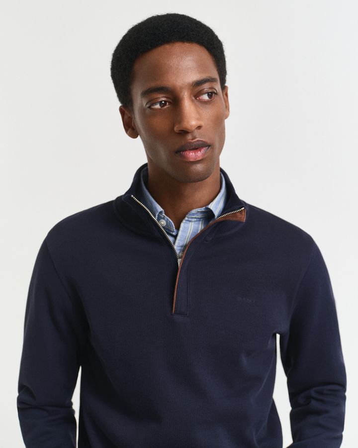 Sacker Rib Half-Zip Sweatshirt