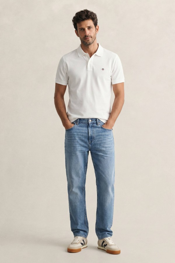 Slim Archive Shield Polo