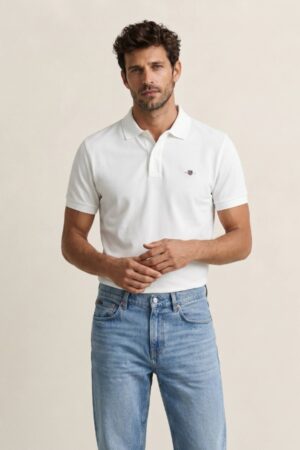Slim Archive Shield Polo
