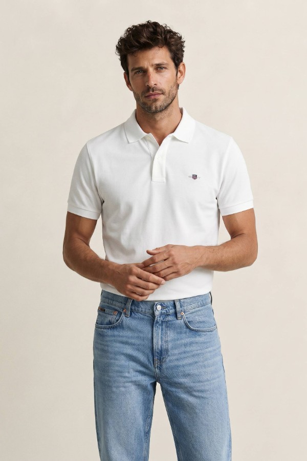 Slim Archive Shield Polo