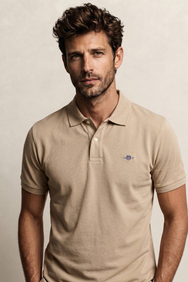 Slim Archive Shield Polo