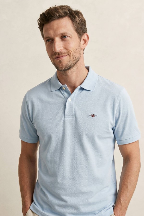 Slim Archive Shield Polo