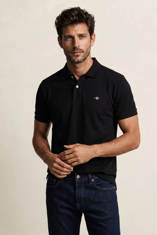 Slim Archive Shield Polo