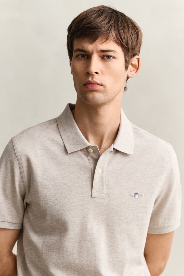 Regular Fit Shield Pique Polo Shirt