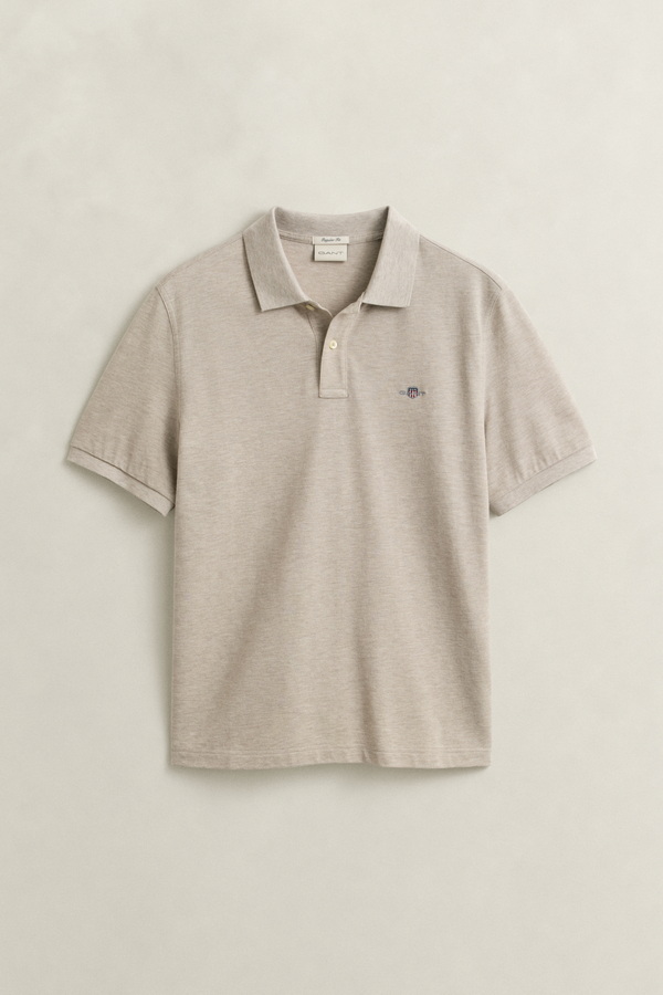 Regular Fit Shield Pique Polo Shirt