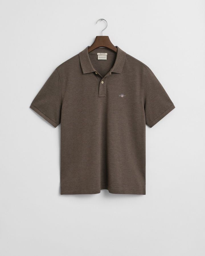 Regular Fit Shield Pique Polo Shirt