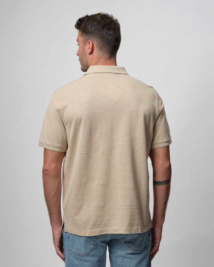 Regular Fit Shield Pique Polo Shirt