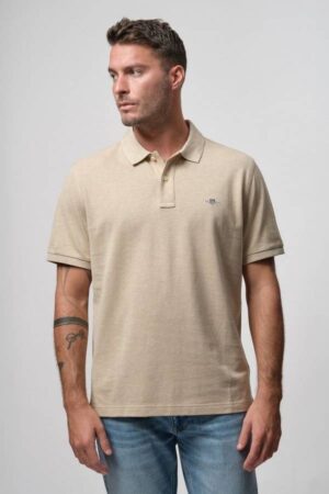 Regular Fit Shield Pique Polo Shirt