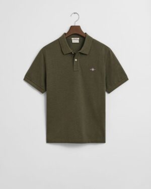 Regular Fit Shield Pique Polo Shirt