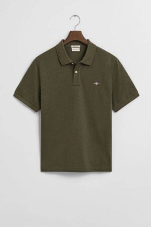 Regular Fit Shield Pique Polo Shirt