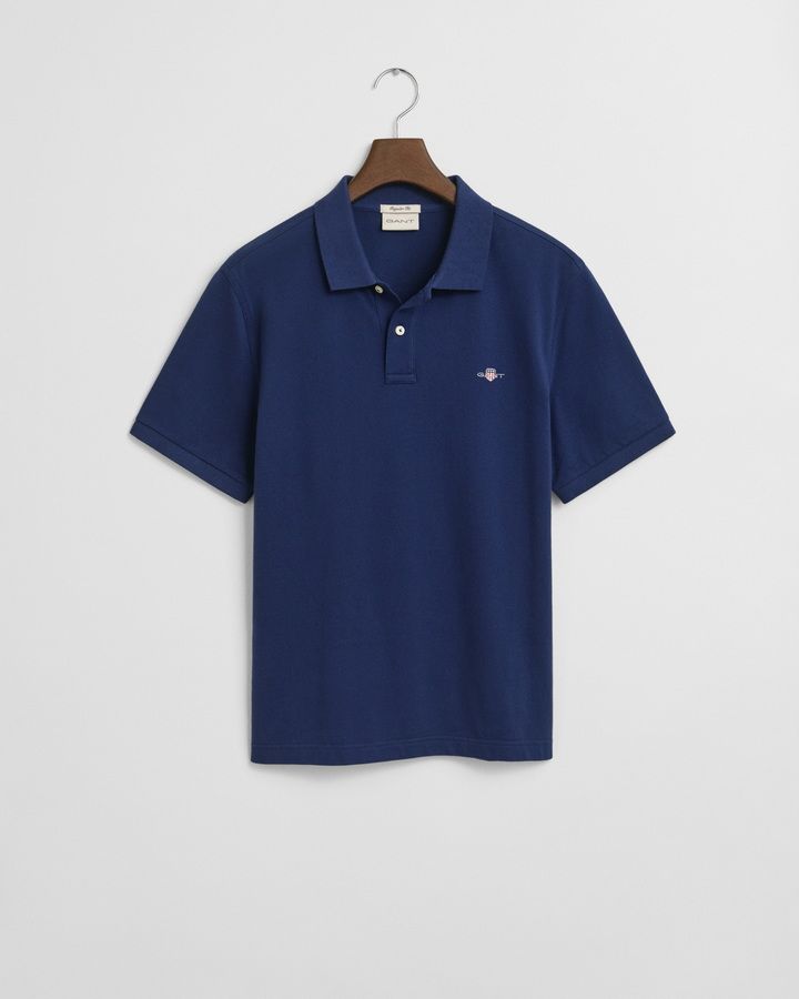 Regular Fit Shield Pique Polo Shirt