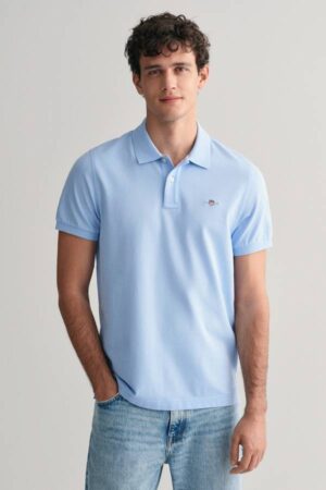Regular Fit Shield Pique Polo Shirt