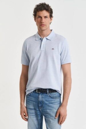 Regular Fit Shield Pique Polo Shirt