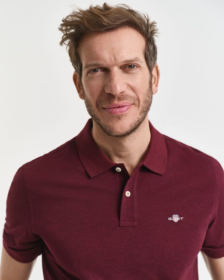 Regular Fit Shield Pique Polo Shirt