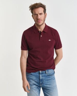 Regular Fit Shield Pique Polo Shirt