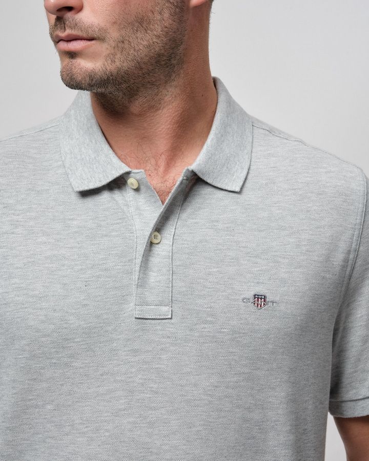 Regular Fit Shield Pique Polo Shirt