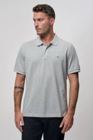 Regular Fit Shield Pique Polo Shirt