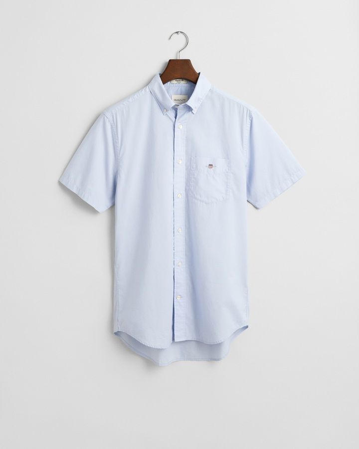 Regular Fit Poplin Short Sleeve Shirt