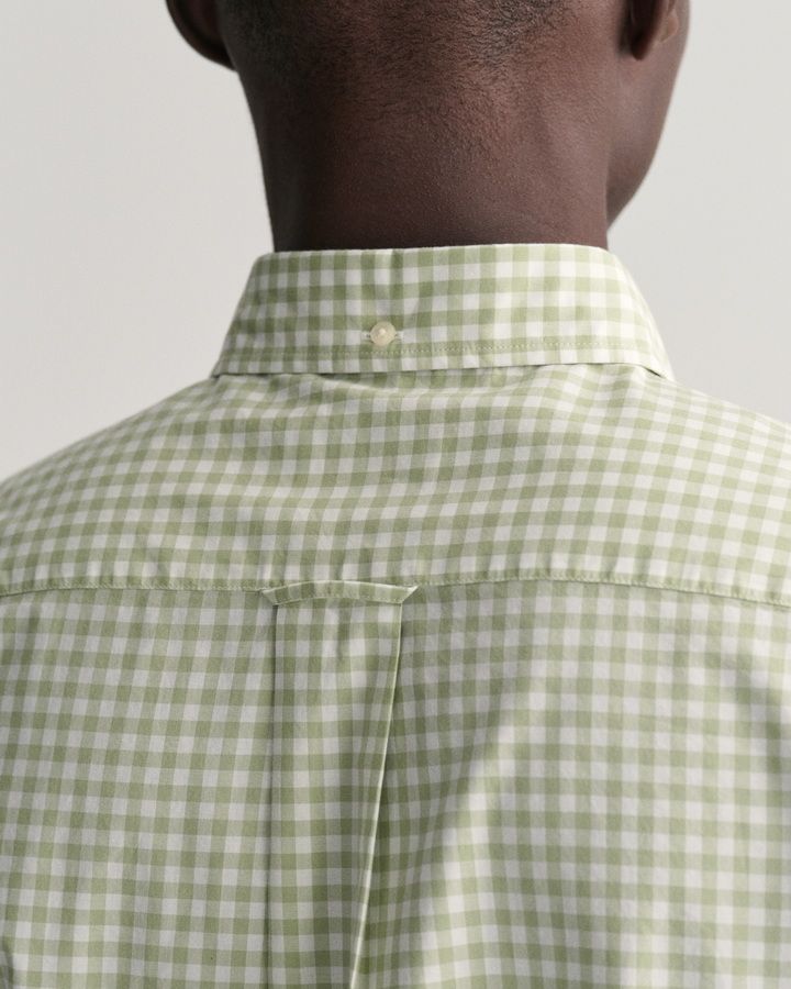 Regular Fit Gingham Poplin Shirt