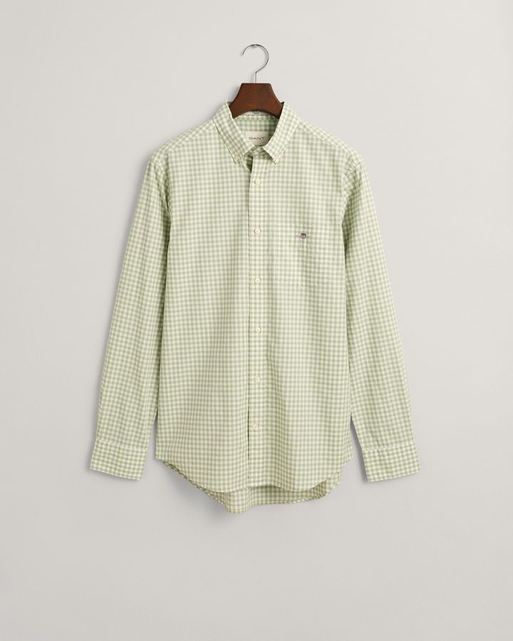 Regular Fit Gingham Poplin Shirt